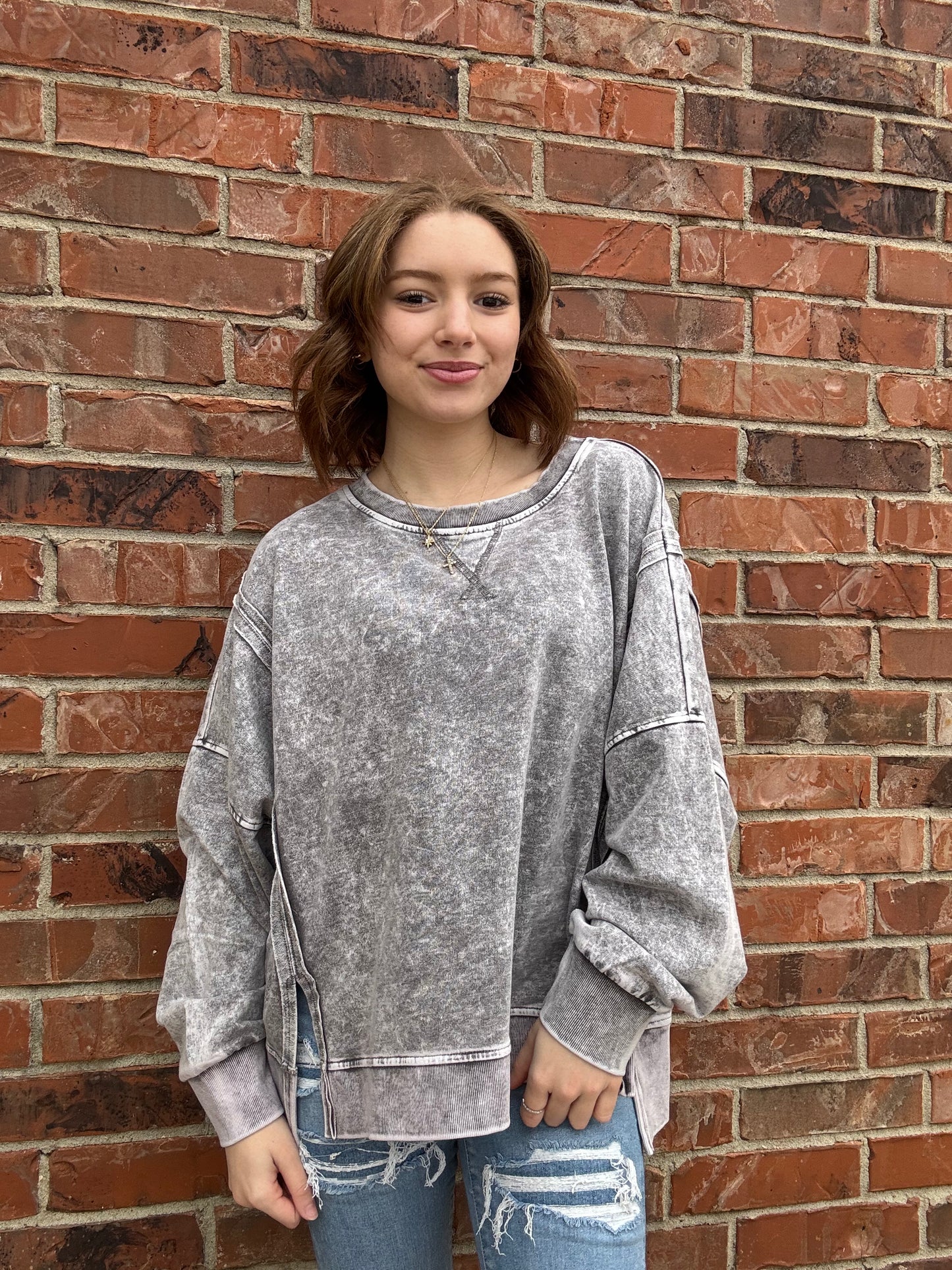 Midnight Mist Knit Top