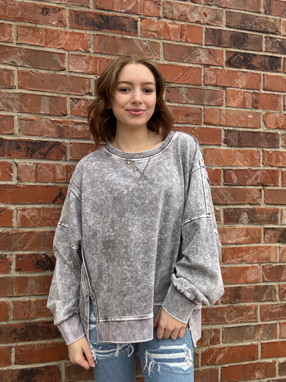 Midnight Mist Knit Top