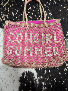 Myra Cowgirl Summer Tote Bag