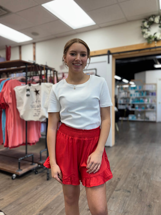 Smoke Show Smocked Shorts