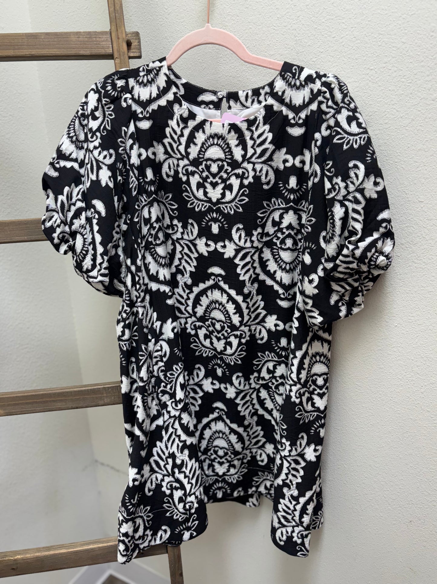 Lovely Moments Puff Sleeve Dress