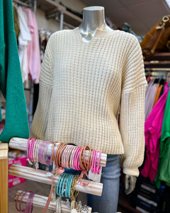 Textured Chenille Sweater