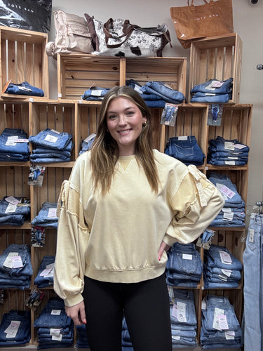 Cottage Charm Mineral Wash Sweatshirt