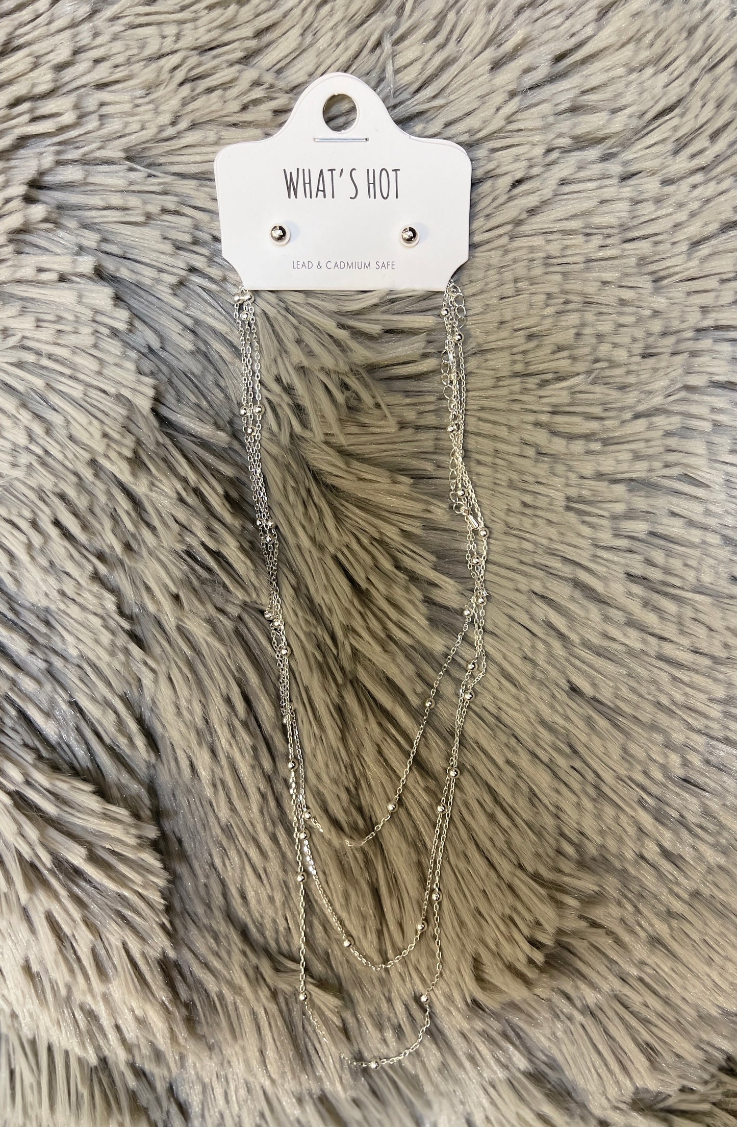 Dainty Triple Layer Beaded Necklace