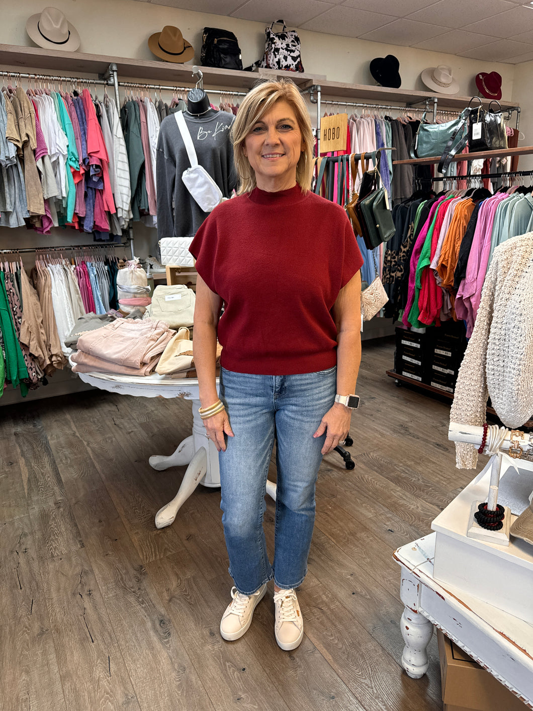 My Style Mock Neck Top