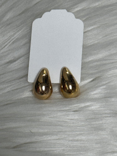 Tear Drop Chunky Earrings