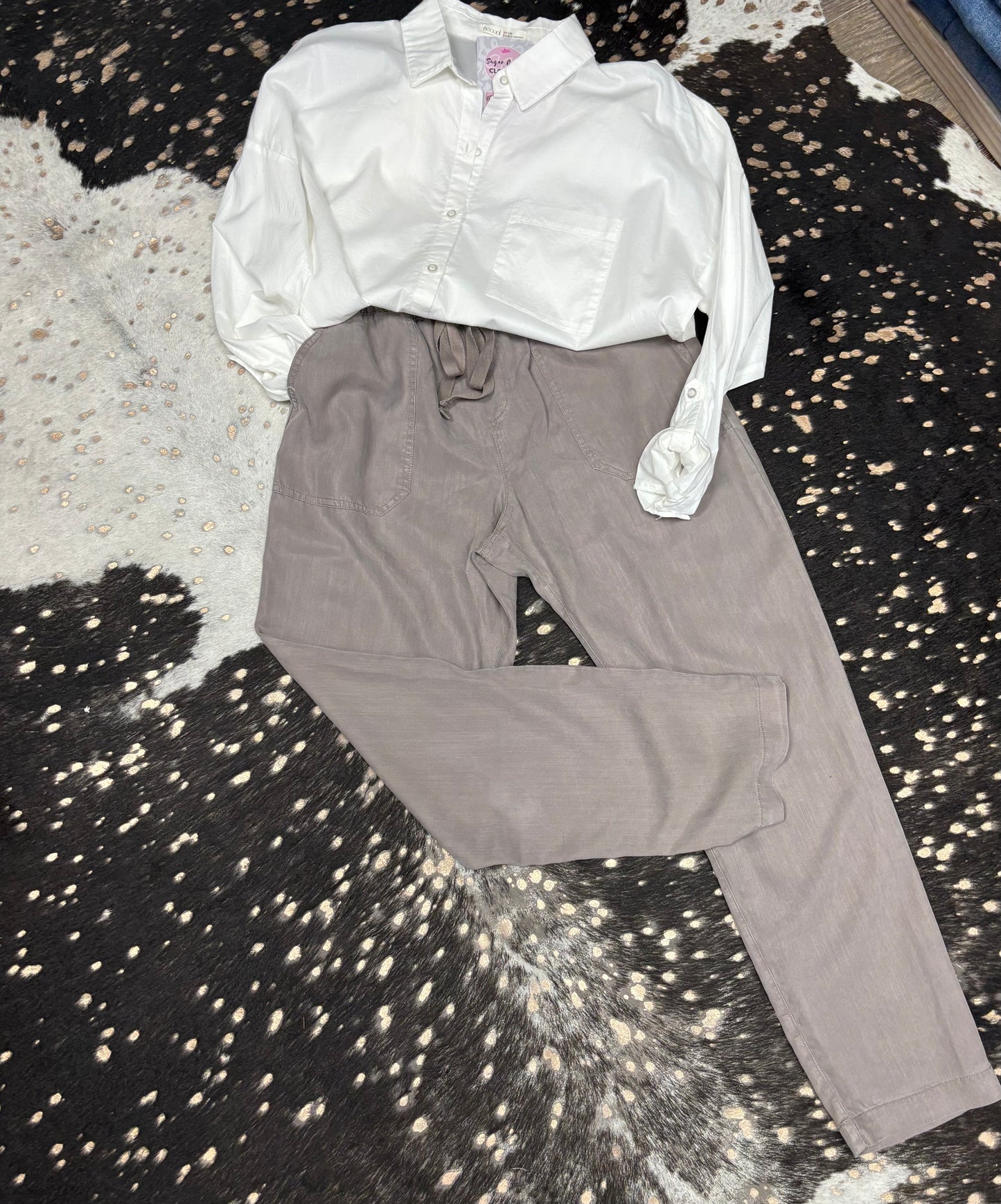 Tencel Tapered Pants