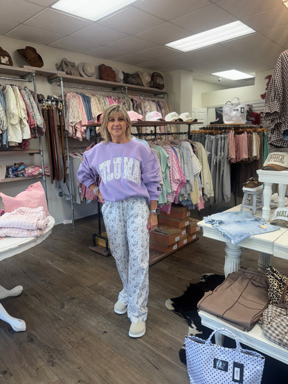 Lulu Mac White Camo Sweatshirt