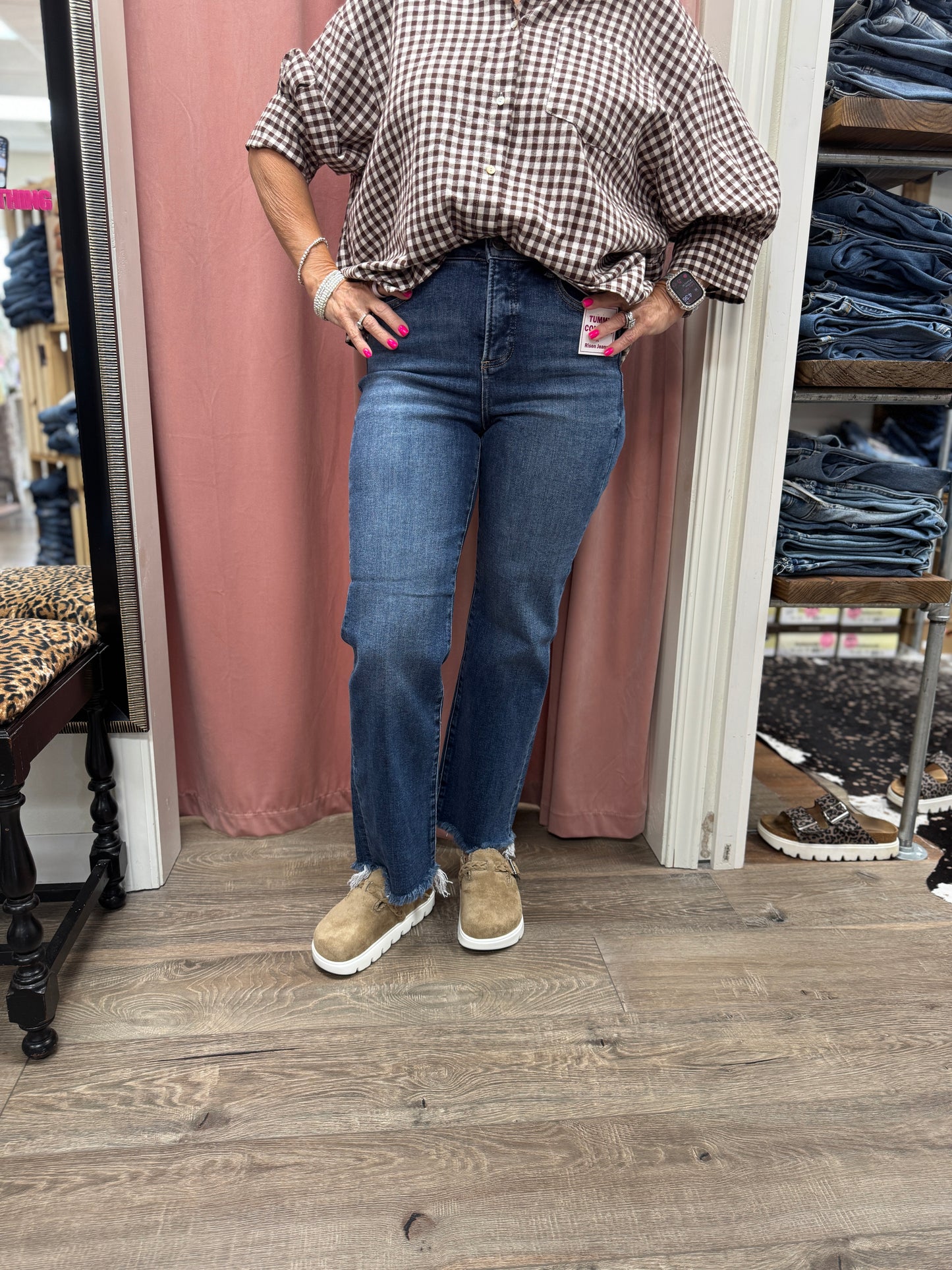 Rowen HR Ankle Straight Jeans