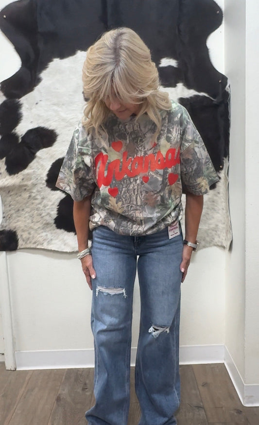 AR Hearts Camo Tee