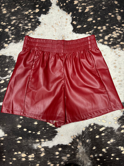 Leather Shorts