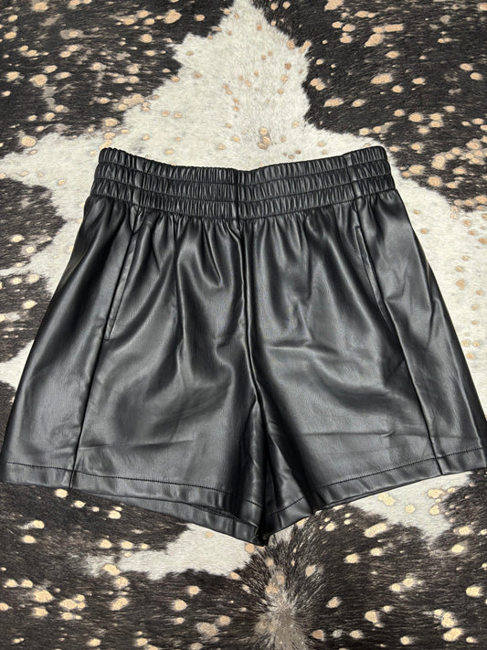Leather Shorts