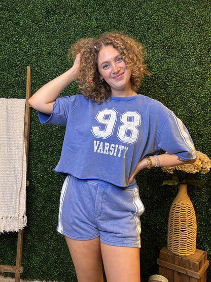 Sweet and Sporty Shorts Set