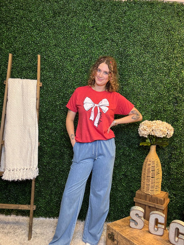 Casually Me Denim Look Pants