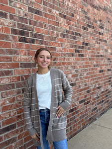 Cassidy Classic Striped Cardigan