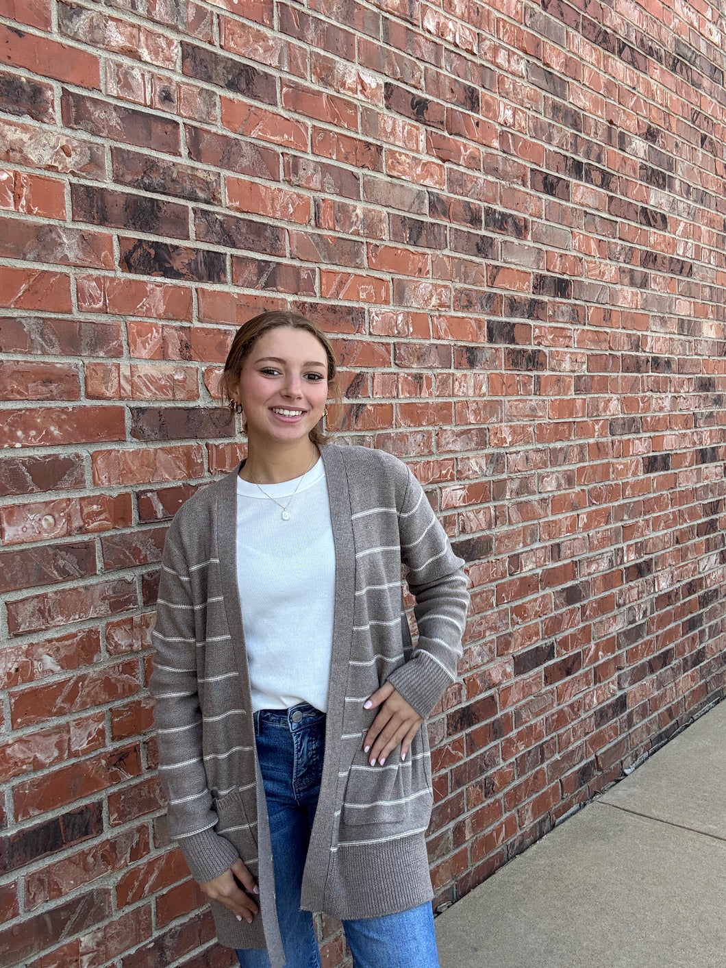 Cassidy Classic Striped Cardigan