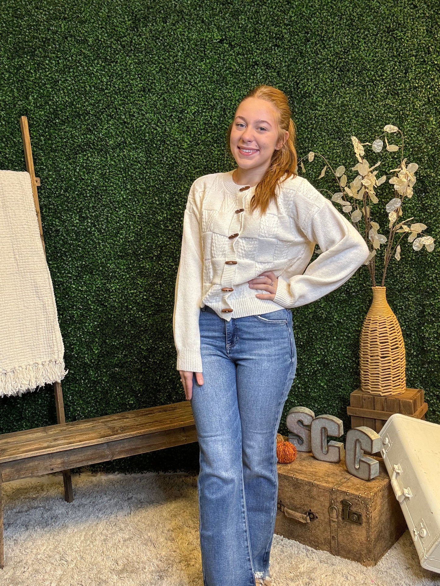 Back Porch Breeze Button Up Cardigan