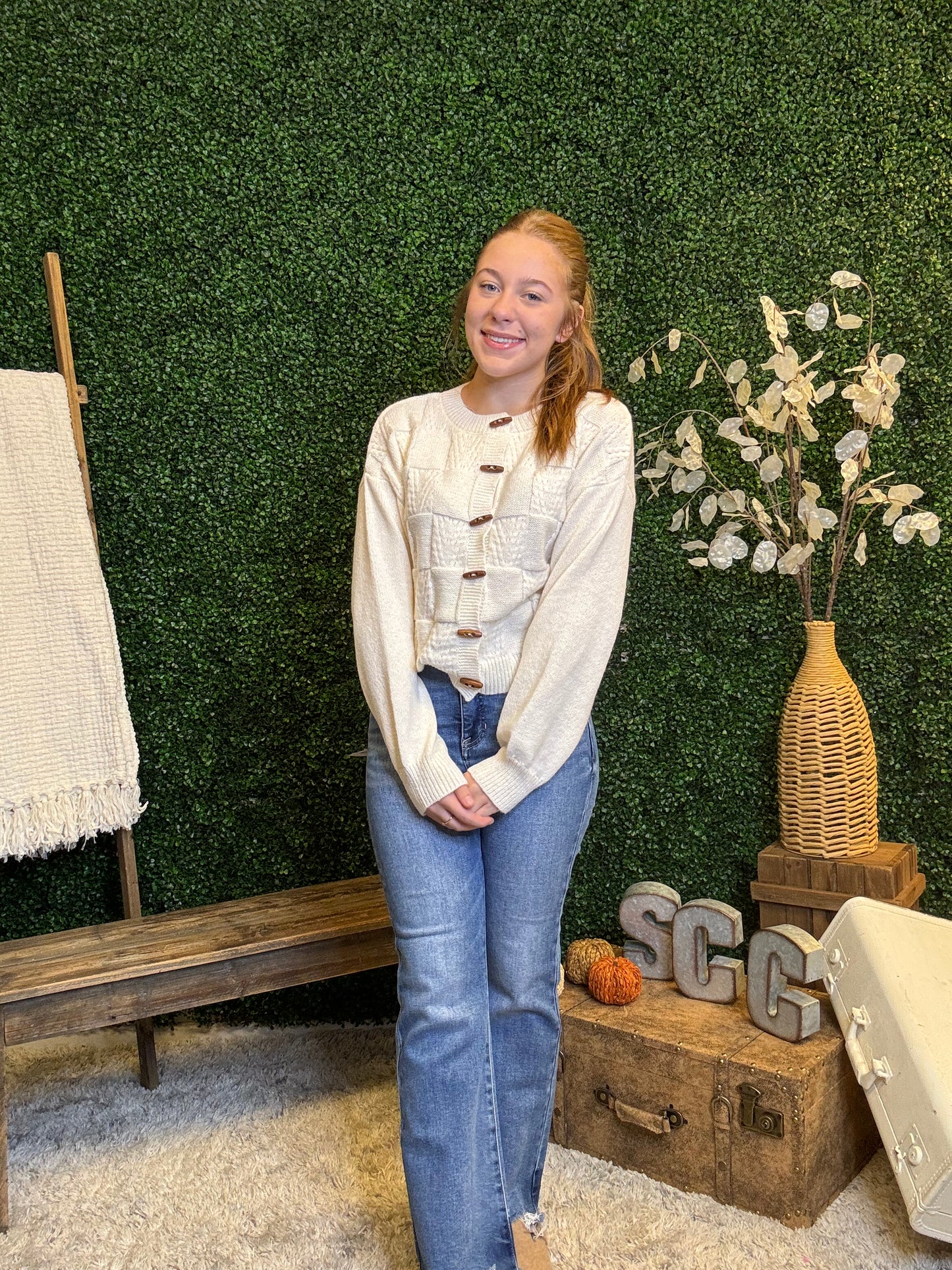 Back Porch Breeze Button Up Cardigan