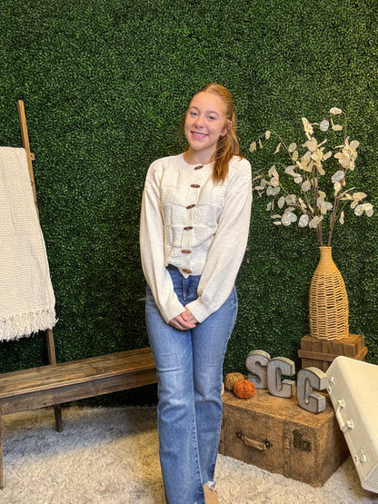 Back Porch Breeze Button Up Cardigan