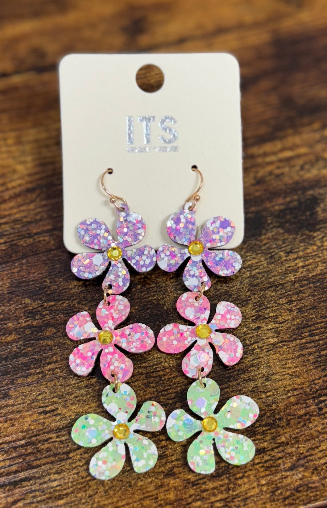 Floral Fantasy 3 Drop Earrings