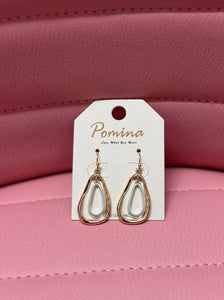 Delicate Duo Teardrop Earrings