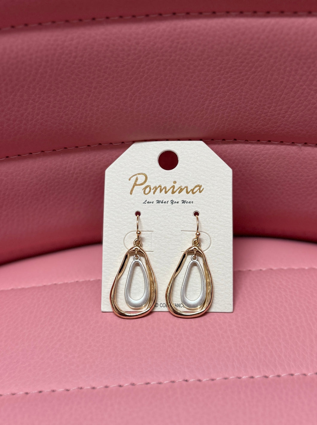 Delicate Duo Teardrop Earrings