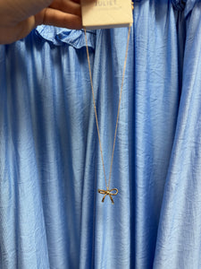 Perfect Bow Pendant Necklace