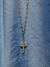 Load image into Gallery viewer, Simple Cross Rhinestone Necklace