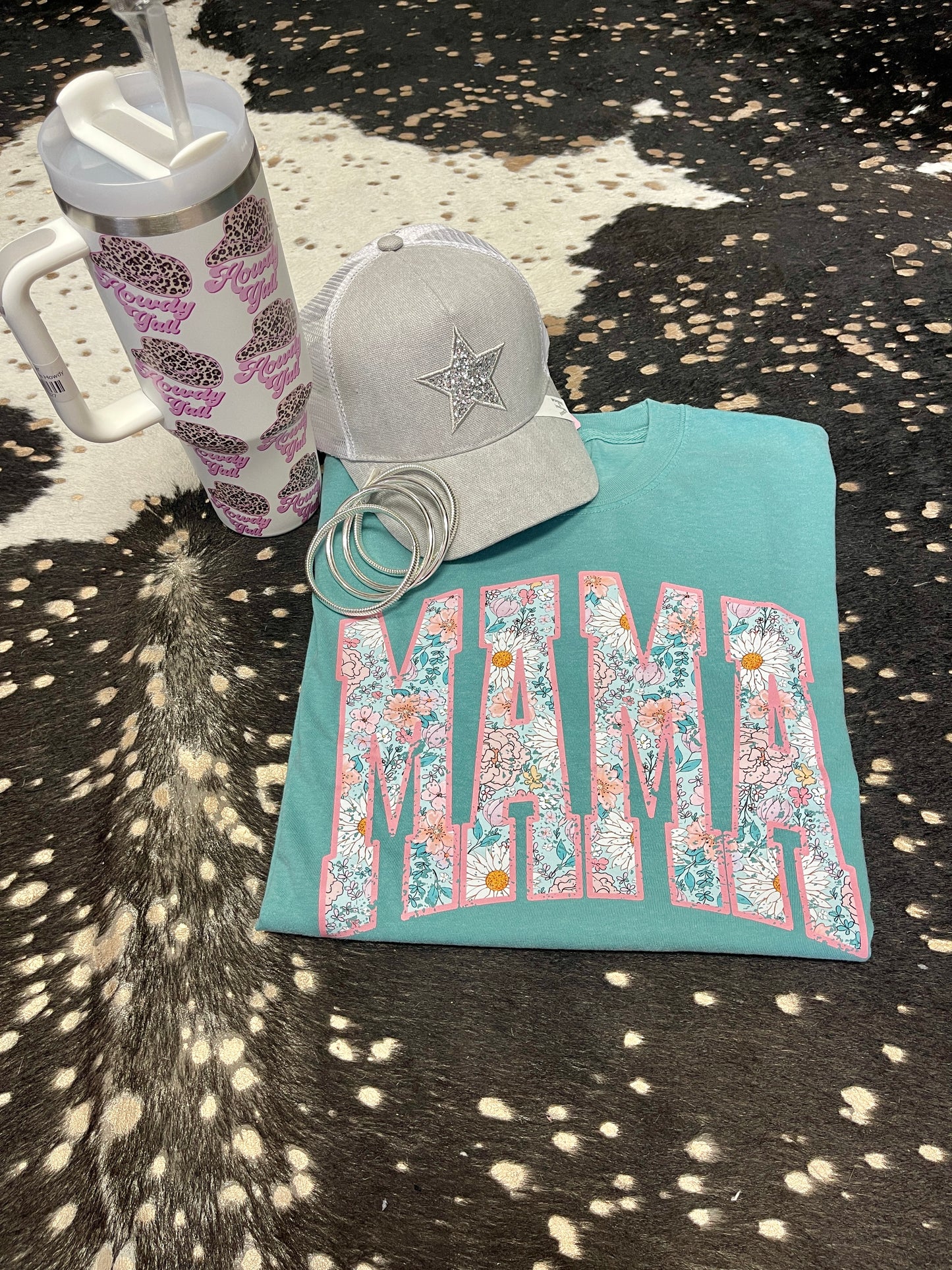 Summer Floral Mama Tee