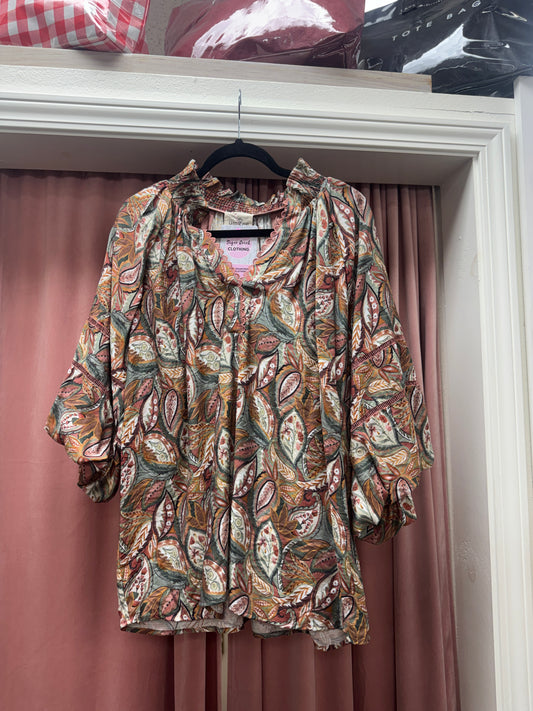 Free Spirited Printed Blouse