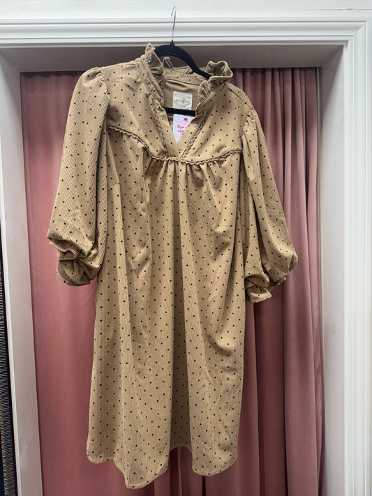 Honey Dot Corduroy Dress