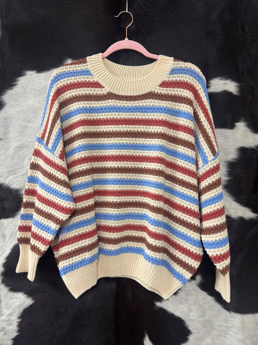 Retro Stripe Sweater