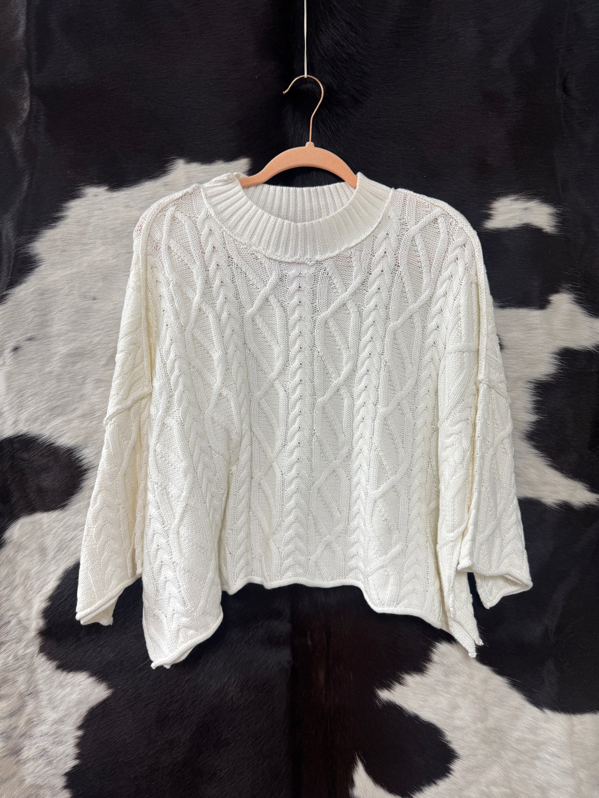 Cozy Days Cable Knit Sweater