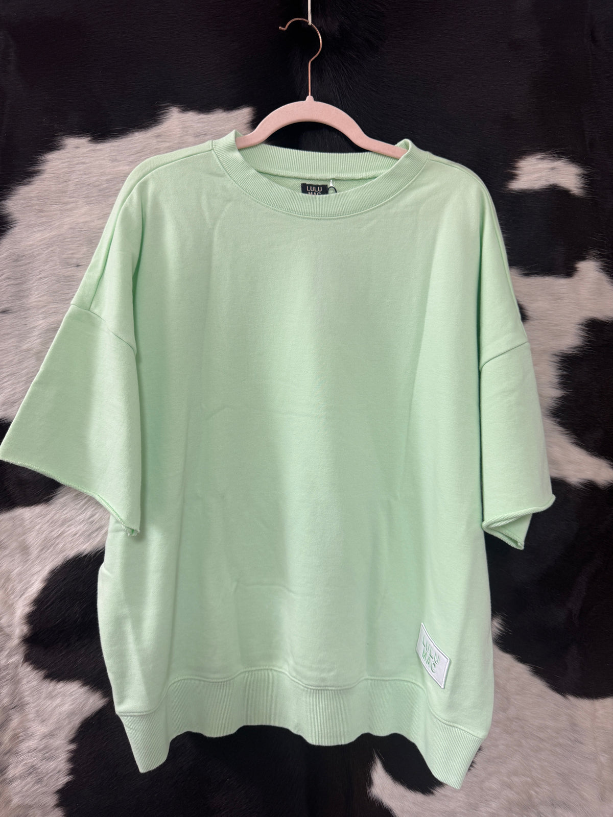 Lulu Mac Short Sleeve Terry Cloth Top