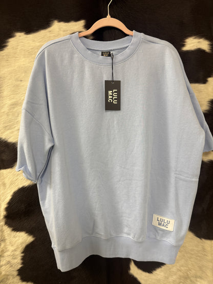 Lulu Mac Short Sleeve Terry Cloth Top
