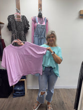 Load image into Gallery viewer, Drop Shoulder Mineral Wash Tee
