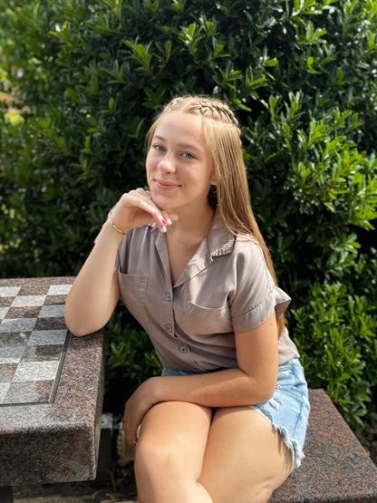 Tencel Button Up Top