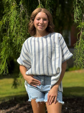 Load image into Gallery viewer, Chateau Stripe Top