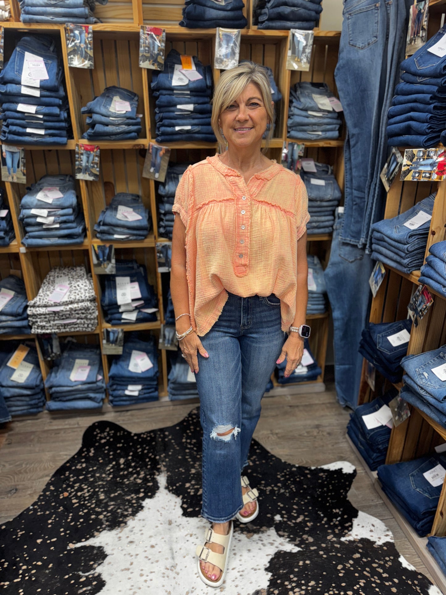 Indie HR Ankle Straight Jeans