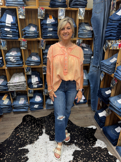 Indie HR Ankle Straight Jeans