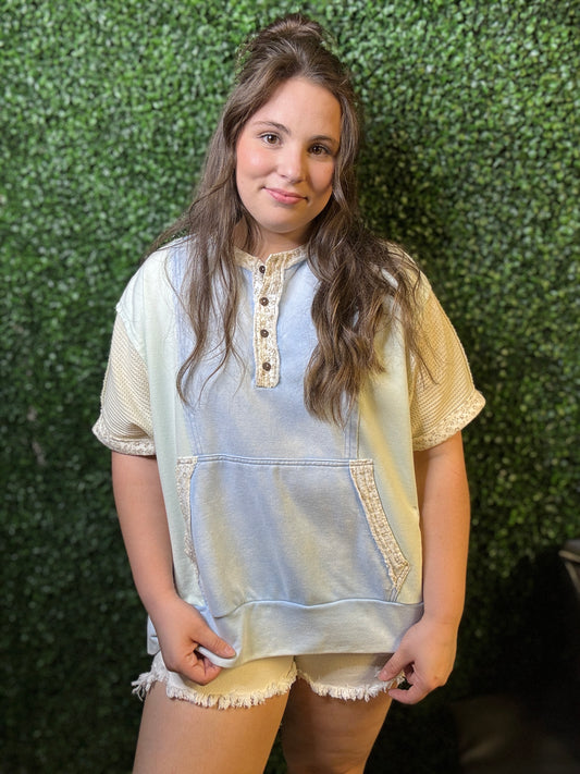 Wildflower Contrast Top