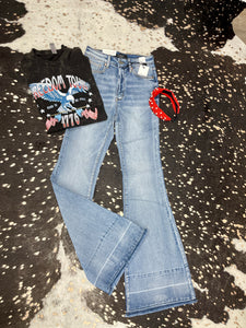 HW Tummy Control Flare Jeans