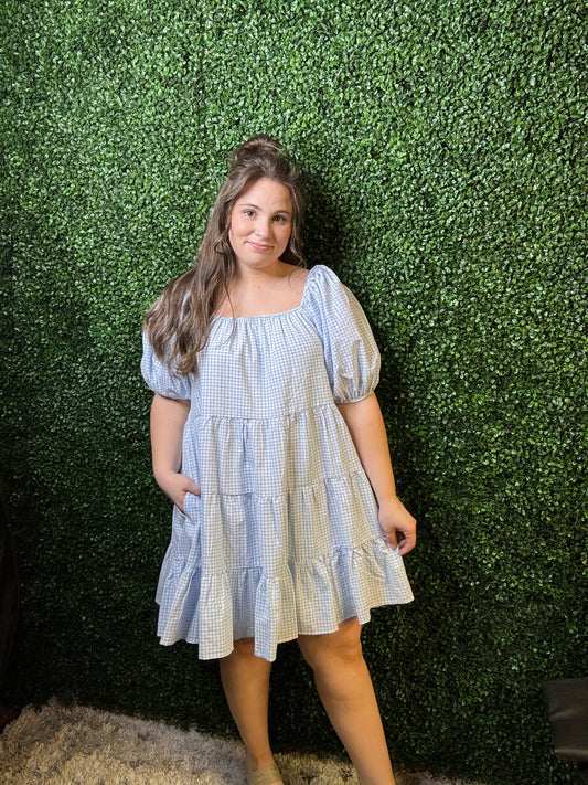 Gingham Mini Dress