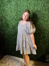 Load image into Gallery viewer, Gingham Mini Dress
