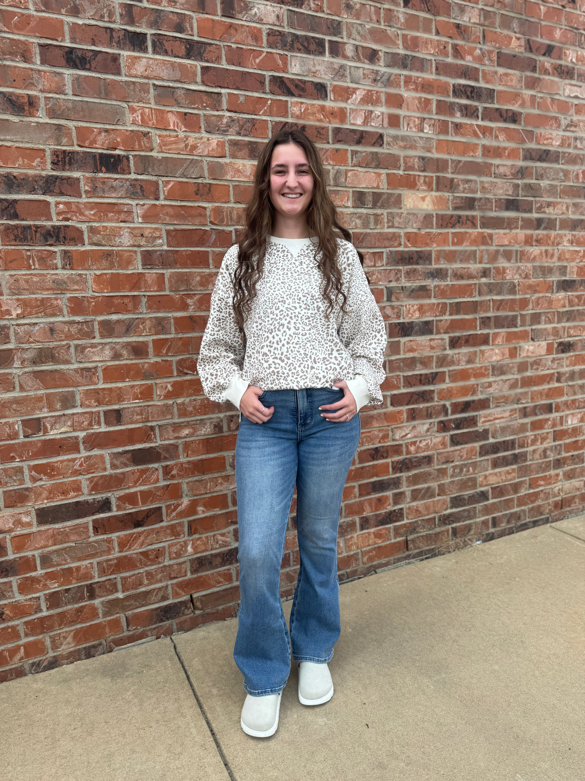 Leopard Print Sweatshirt