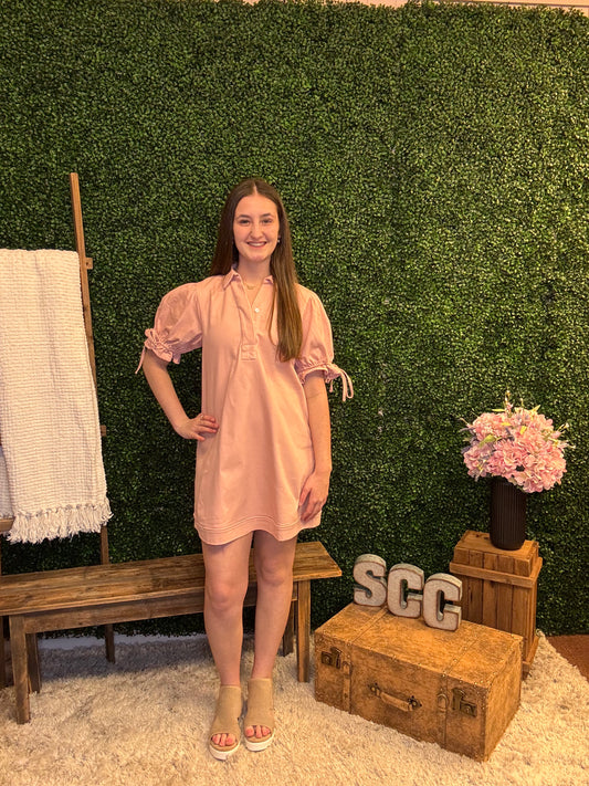 Pink Promise Denim Dress