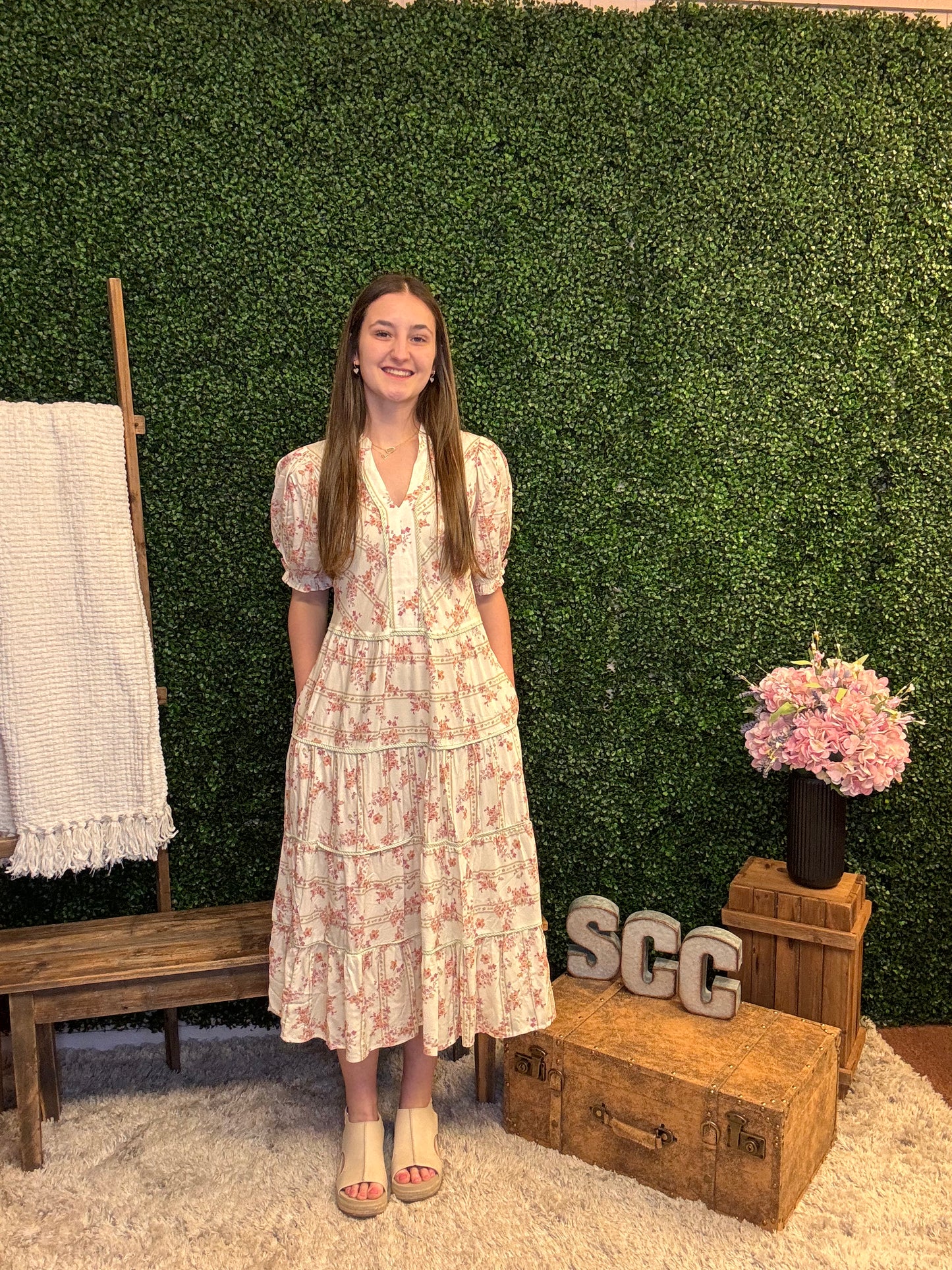 Bloom & Grace Midi Dress