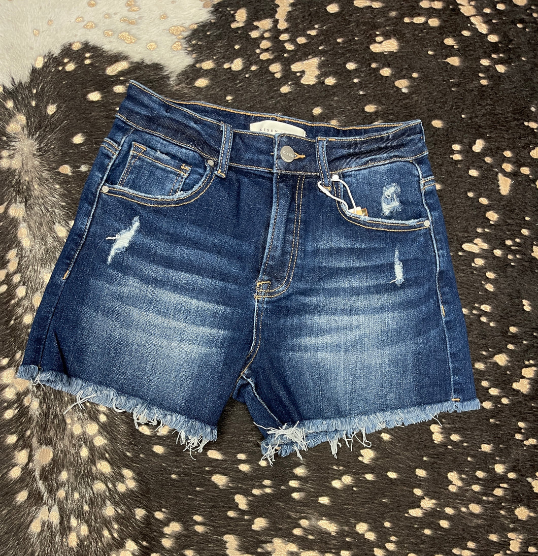 Risen HR Dark Jean Shorts