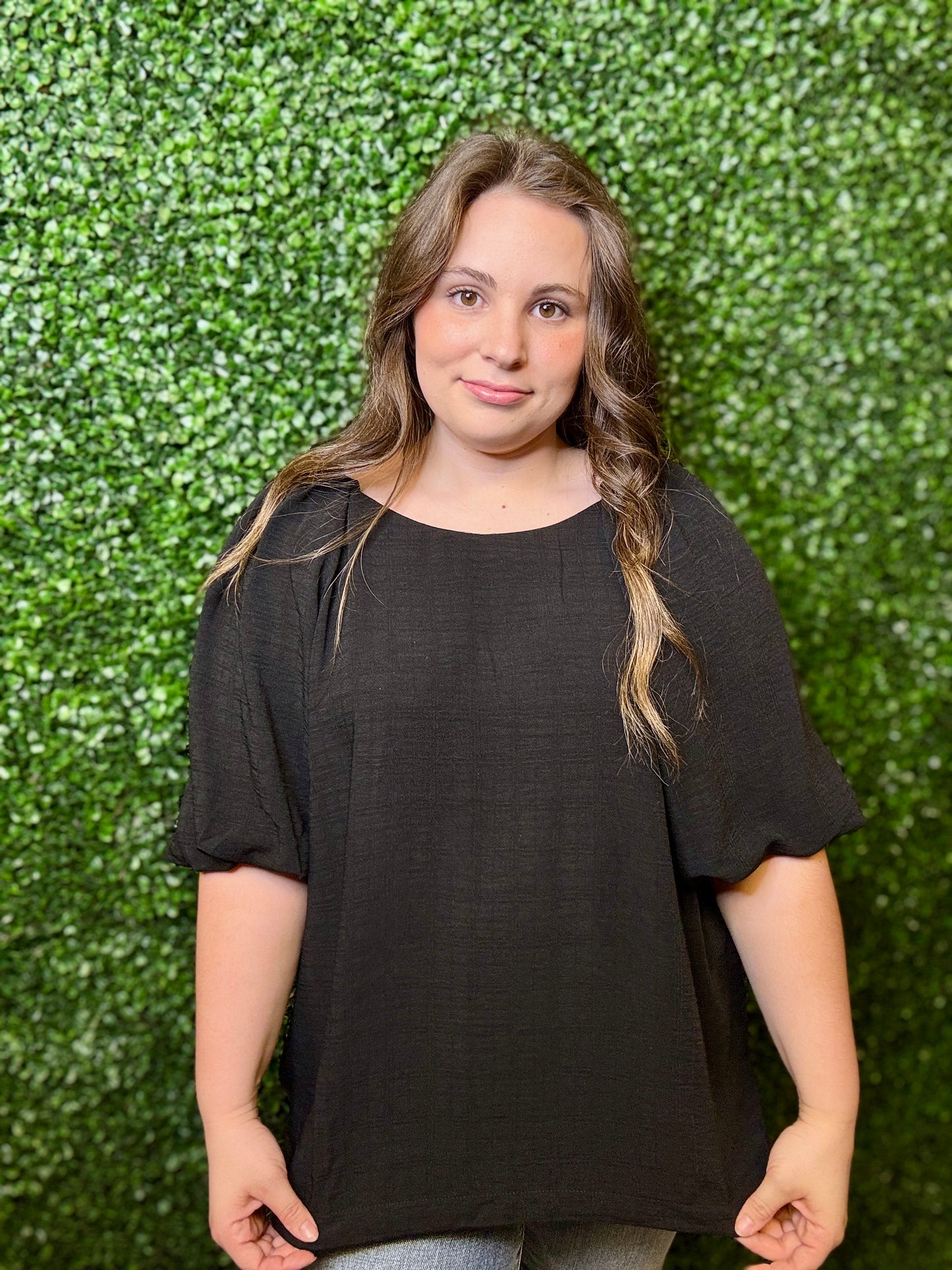 Timeless Touch Puff Sleeve Top