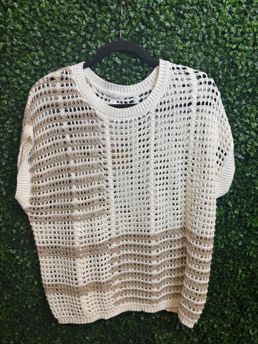 Sunday Stripe Crochet Top